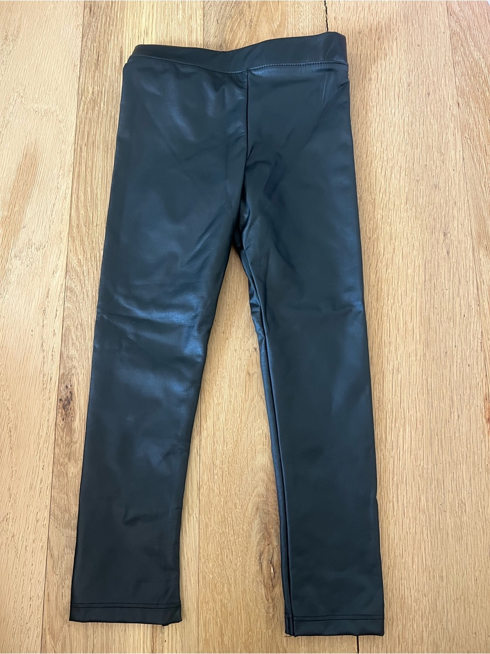 H&M Black Faux Leather Leggings